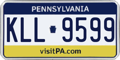 PA license plate KLL9599