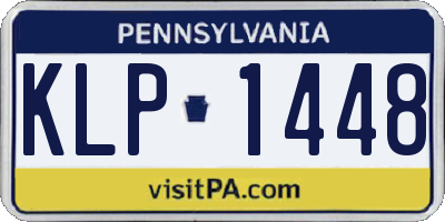 PA license plate KLP1448