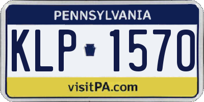 PA license plate KLP1570