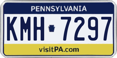 PA license plate KMH7297
