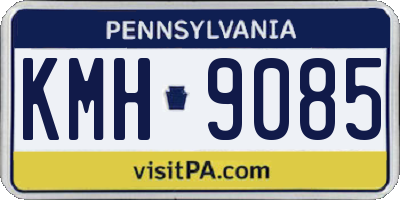 PA license plate KMH9085