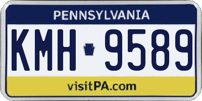 PA license plate KMH9589