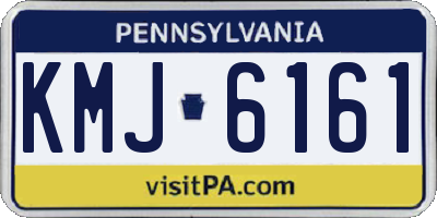 PA license plate KMJ6161