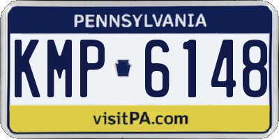 PA license plate KMP6148