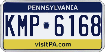 PA license plate KMP6168