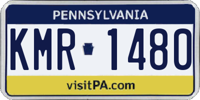PA license plate KMR1480