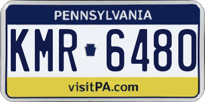 PA license plate KMR6480
