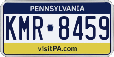 PA license plate KMR8459