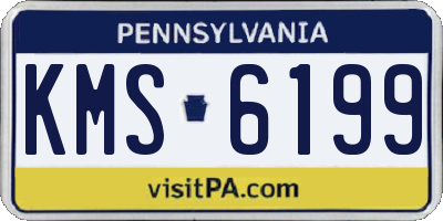 PA license plate KMS6199