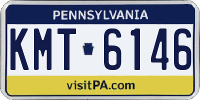 PA license plate KMT6146