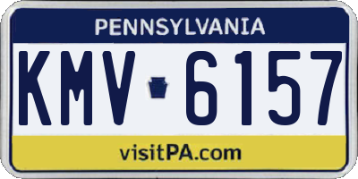 PA license plate KMV6157