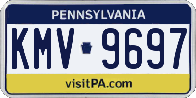 PA license plate KMV9697