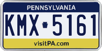 PA license plate KMX5161