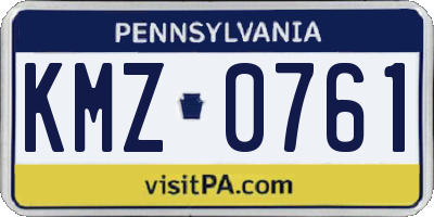PA license plate KMZ0761