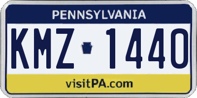 PA license plate KMZ1440