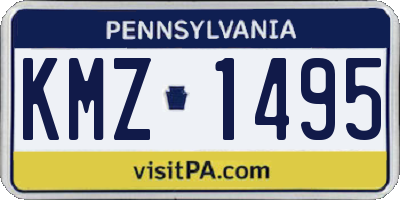 PA license plate KMZ1495