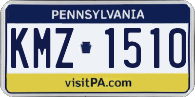 PA license plate KMZ1510
