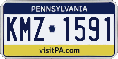 PA license plate KMZ1591