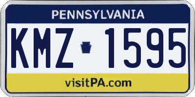 PA license plate KMZ1595
