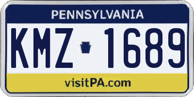 PA license plate KMZ1689