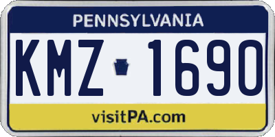 PA license plate KMZ1690