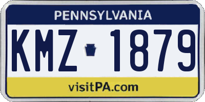 PA license plate KMZ1879
