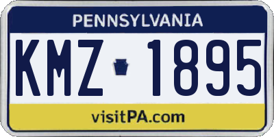 PA license plate KMZ1895