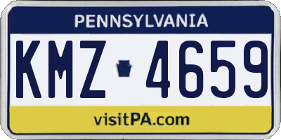 PA license plate KMZ4659