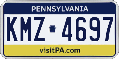 PA license plate KMZ4697