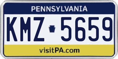 PA license plate KMZ5659