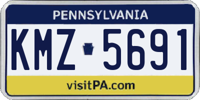 PA license plate KMZ5691
