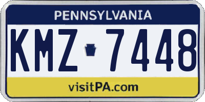 PA license plate KMZ7448