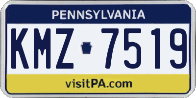 PA license plate KMZ7519