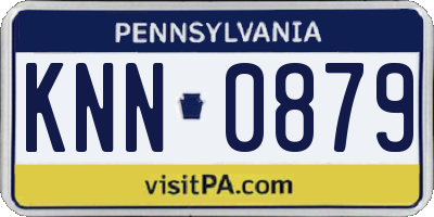 PA license plate KNN0879