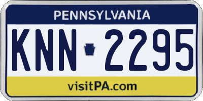 PA license plate KNN2295