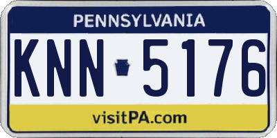 PA license plate KNN5176