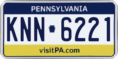 PA license plate KNN6221