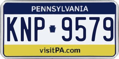 PA license plate KNP9579