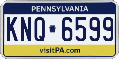 PA license plate KNQ6599