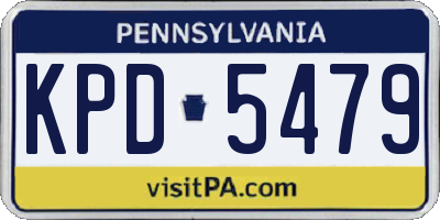 PA license plate KPD5479