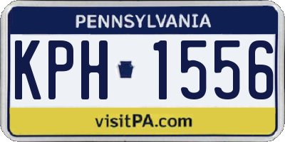 PA license plate KPH1556