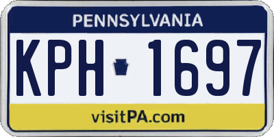 PA license plate KPH1697