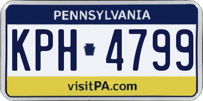 PA license plate KPH4799