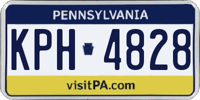 PA license plate KPH4828