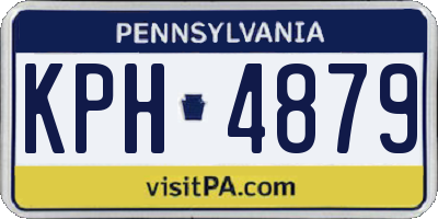 PA license plate KPH4879