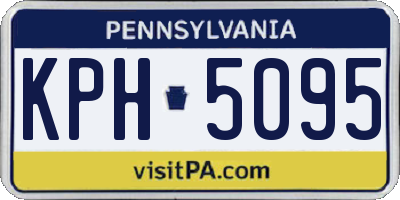PA license plate KPH5095