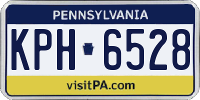 PA license plate KPH6528