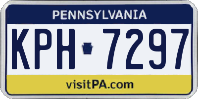 PA license plate KPH7297