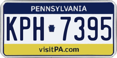 PA license plate KPH7395