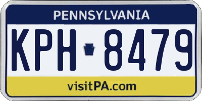 PA license plate KPH8479